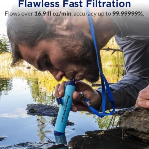 Water Filter Straw, NSF Certified, 4 Pack