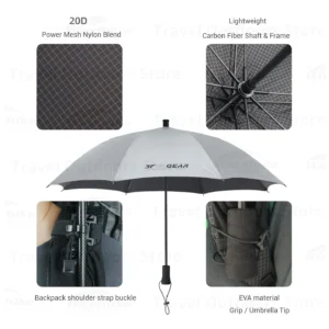 Umbrella - Hiking, Portable, Hands-free