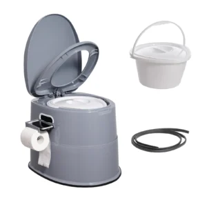 Toilet - Camping Porta Potty with 1.3G Detachable Inner Bucket